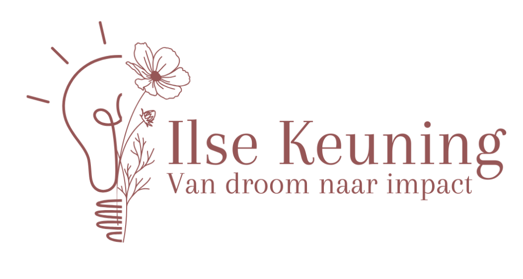 Ilse Keuning logo roze horizontaal