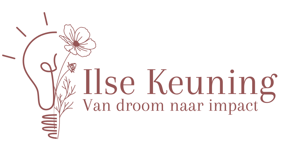 Ilse Keuning logo roze horizontaal